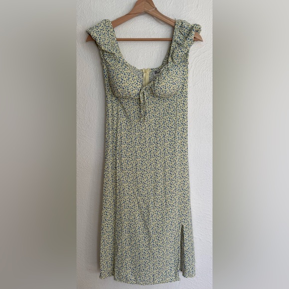 No Boundaries Midi Dress with Puff Sleeves Women's XS (0-2) - Picture 2 of 8